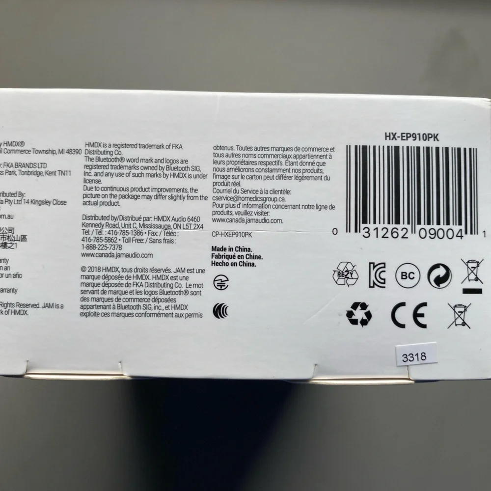 JAM Ultra Wireless Earphones (New)